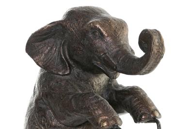 Decoratieve figuren DKD Home Decor Metaal Hars Olifant (30 x 12 x 37 cm)