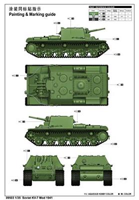 Trumpeter 1/32 Trumpeter Soviet KV-7 Mod 1941 Trumpeter 1/32 Trumpeter Soviet KV-7 Mod 1941