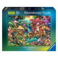 Ravensburger legpuzzel merry mushroom village, 1000st. - thumbnail