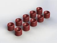 Hub Nut (RED) (10PCS) (AR330335) - thumbnail
