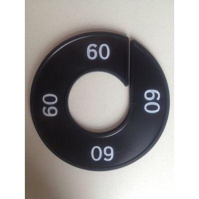 Maatring zwart/wit 60