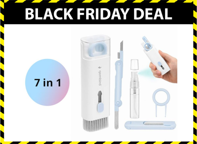 Gembird 7-in-1 schoonmaak set - Voor telefoon / oordopjes / toetsenbord