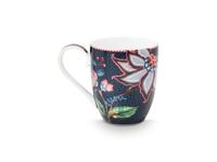 Pip Studio Mok XL Flower Blues Blauw - thumbnail
