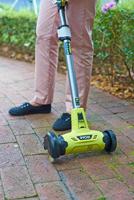Ryobi ONE+ 18V Accu Patio reiniger met staalborstel RY18PCA-120 voegenreiniger - thumbnail
