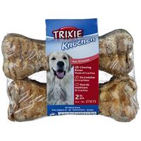 Trixie kauwbot van runderstrotten 10 cm 2 � 35 g / st. - thumbnail