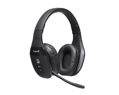 BlueParrott S450-XT Stereo Bluetooth Over-The-Ear Headset – 82% Ruisonderdrukking met Stembediening voor op de Weg en Luide Omgevingen – Zwart