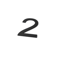 Nummer 2 Model: Huisnummer Staal Geroba - Geroba - thumbnail