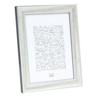 Deknudt Zilverkleurige houten fotokader met donkergrijze schakeringen 18x24 S40JE2 - thumbnail