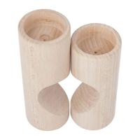 Playwood Houten waxinelichthouder hart, 2dlg. - thumbnail