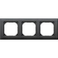 Merten 488314 Afdekking Frame System M Antraciet 1 stuk(s) - thumbnail