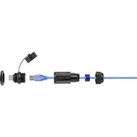 Renkforce USB 2.0 Kabel [1x USB 2.0 bus A - 1x USB 2.0 bus A] 1.00 m Met beschermkap - thumbnail