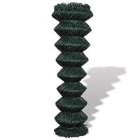 VidaXL Gaashek 1,5x15 m staal groen - thumbnail