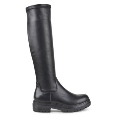 Stretch Laarzen Leerlook Dames Stretch Laarzen Leerlook Dames