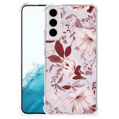 Back Cover Samsung Galaxy S22 Plus Watercolor Flowers Back Cover Samsung Galaxy S22 Plus Watercolor Flowers