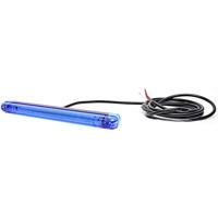 WAS W134 1028 Frontflitser 12 V, 24 V werkt op boordnet Schroefmontage, Opbouw Blauw - thumbnail