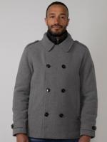 40% korting - Petrol Industries Heren Klassieke jas Grijs - XXL - thumbnail