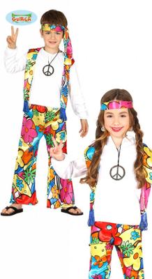 Hippie peace kostuum kind