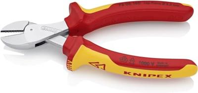 Knipex Zijsnijtang | X-Cut | verchroomd | 160 mm | VDE | 7306160 - 7306160 - thumbnail