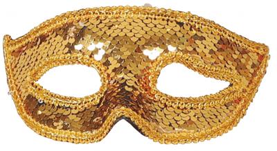 Gouden Oogmasker Pailletten