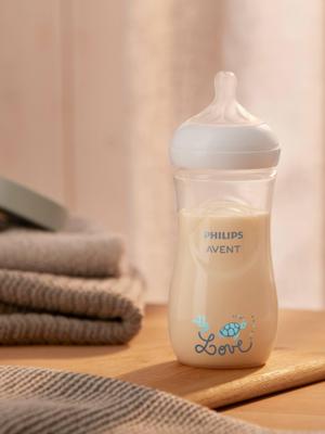 Love Turtle-fles 330 ml PHILIPS AVENT Natural Response groen