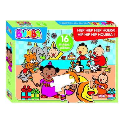 Studio 100 Bumba legpuzzel hiep hiep hiep hoera, 16st.
