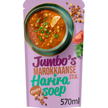 Jumbo&apos;s Marokkaanse Stijl Harira Soep 570ML