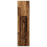 Boekenkast 40x30x114 cm bewerkt hout oud houtkleurig - thumbnail