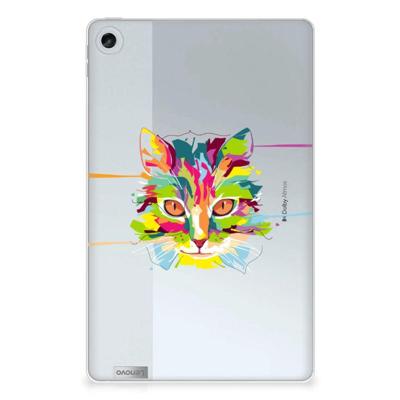 Lenovo Tab M10 Plus (3e generatie) Tablet Back Cover Cat Color Lenovo Tab M10 Plus (3e generatie) Tablet Back Cover Cat Color