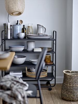 Bloomingville Eluna keukensnijplank Rond Marmer Grijs Bloomingville Eluna keukensnijplank Rond Marmer Grijs