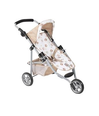 Poppenwagen Jogger Lola - Beertjes Beige Poppenwagen Jogger Lola - Beertjes Beige