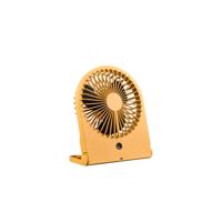 Trio Leuchten Tafelventilator Breezy H 23 cm oplaadbaar geel - thumbnail