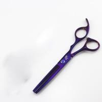 Professionele Hair Cutting schaar kappers Kit dunner schaar Kapper (paars dunner (SXLC-601T)) - thumbnail