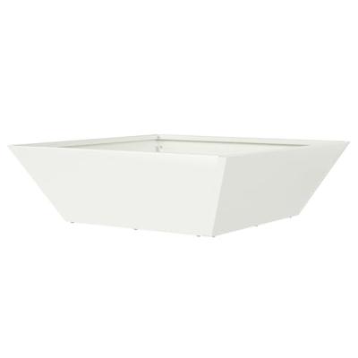 Tuin Kom Plantenbak 5 pcs Wit 50 x 50 x 15 cm Staal