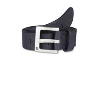 WE Fashion leren riem zwart - thumbnail