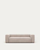 Kave Home Blok 3-zits bank 240 cm Beige - thumbnail