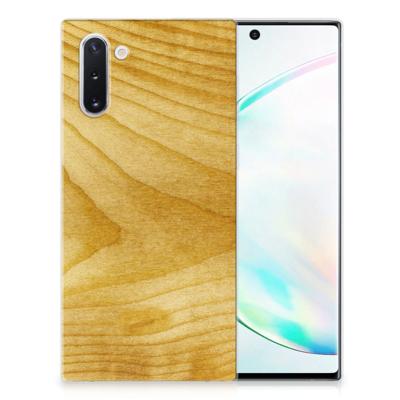 Samsung Galaxy Note 10 | Bumper Hoesje | Licht Hout