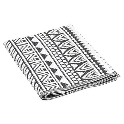 VidaXL Buitenkleed arakil 80x150 cm polypropeen zwart VidaXL Buitenkleed arakil 80x150 cm polypropeen zwart