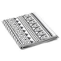 VidaXL Buitenkleed arakil 80x150 cm polypropeen zwart - thumbnail