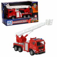 112 Brandweer Truck 1:32 Met Licht en Geluid - thumbnail