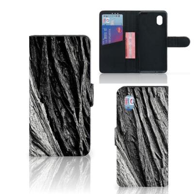 Book Style Case Alcatel 1B (2020) Boomschors Grijs | Portemonnee hoesje