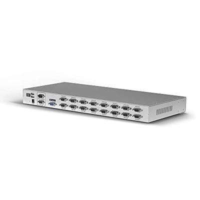Lindy 16 Port VGA USB & PS/2 Combo KVM Switch - Switch - 16-Port KVM-switch Lindy 16 Port VGA USB & PS/2 Combo KVM Switch - Switch - 16-Port KVM-switch