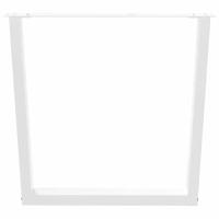 Eettafelpoten 2 st V-vormig 90x(72-73,3) cm staal wit - thumbnail