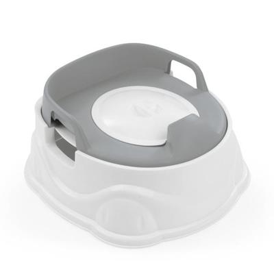Dolu 3-in-1 educatief plaspotje met toiletverkleiner wit/grijs
