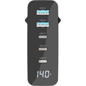 Sitecom 140W Power Delivery Wall Charger with LED display Sitecom 140W Power Delivery Wall Charger with LED display