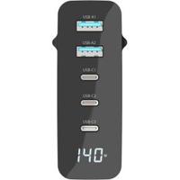 Sitecom 140W Power Delivery Wall Charger with LED display - thumbnail