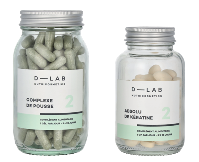 D-Lab Nutricosmetics - D-Lab Hair Nutrition Duo - 3 Months 2 pc
