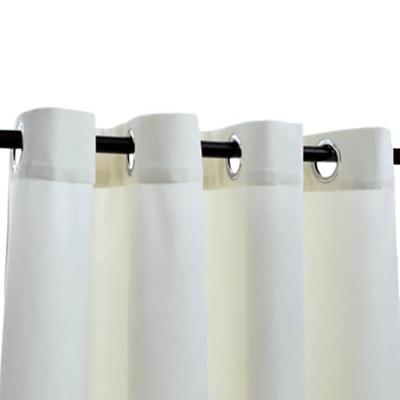 VidaXL Gordijn verduisterend met ringen 2 st 140x175 cm fluweel crème