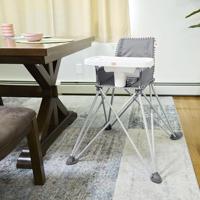 BRIGHT STARS Pop N Dine - Kinderstoel voor babymaaltijden, opvouwbaar, draagbaar, reisformaat, lichtgewicht, gemakkelijk schoon te maken, draagtas inbegrepen - thumbnail