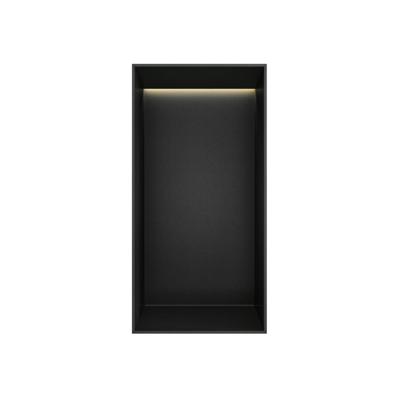 Hotbath &MORE Inbouwnis 30x15x10cm frameless + LED Geborsteld Zwart PVD Hotbath &MORE Inbouwnis 30x15x10cm frameless + LED Geborsteld Zwart PVD