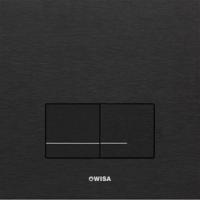 Wisa Delos bedieningspaneel aluminium mat zwart tbv Wisa XF/XS - thumbnail